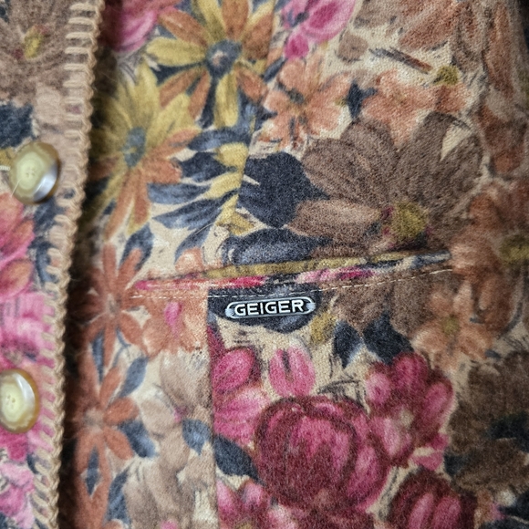 Geiger boiled wool jacket with a floral tapestry pattern - Picture 4 of 10